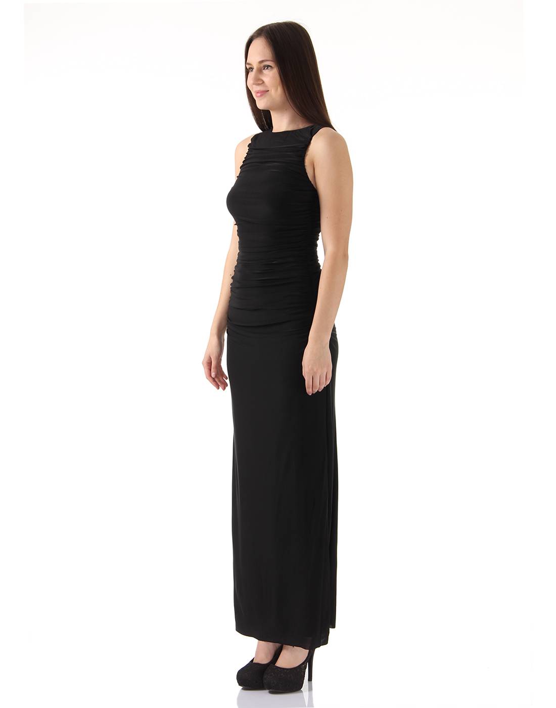 Ax Paris Women Party Black Maxi Dress